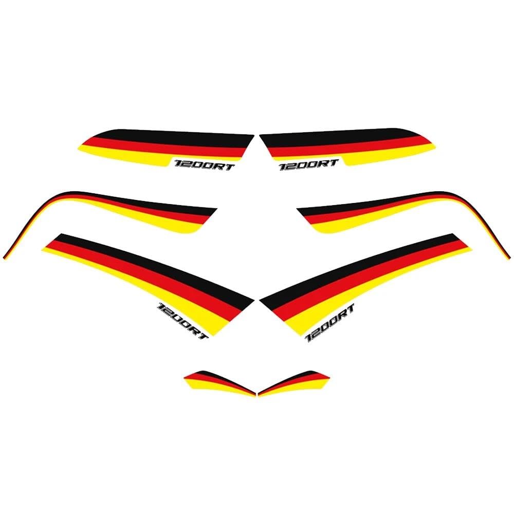 Autocollant de réservoir moto R1200RT - Protection en résine noire