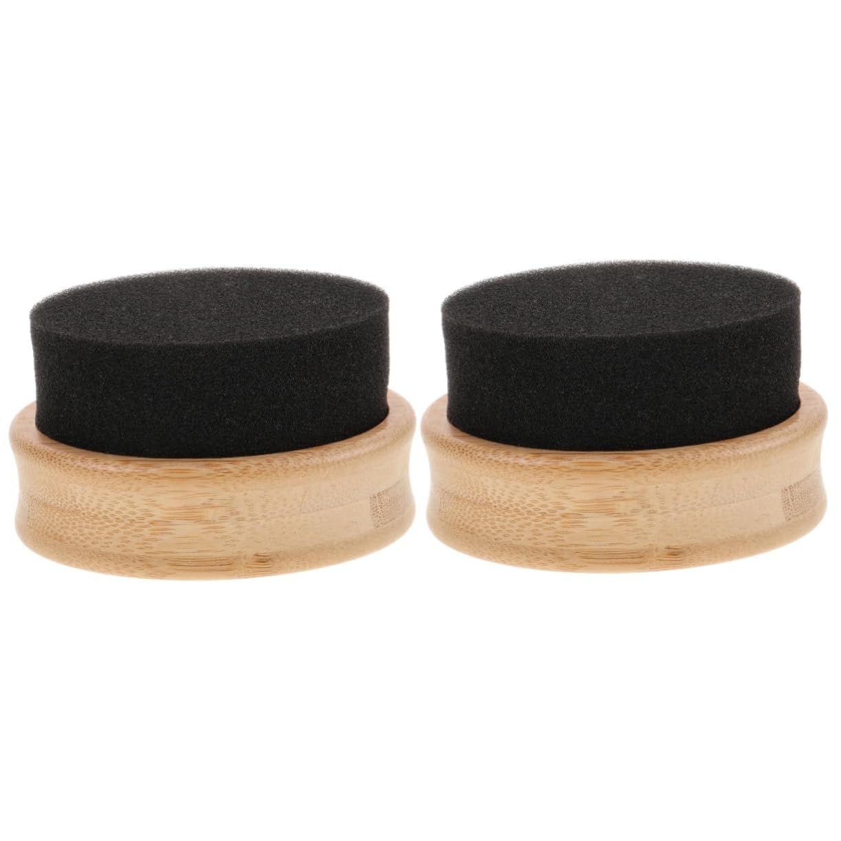 Cabilock 2pcs Chopping Board Wax Applicator Wooden Sponge Brush for Even Oil Application Compact Design for Kitchen Utensil for Preventing Drying and Cracking