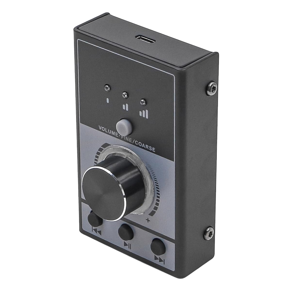 POFET Controlador de Perilla de Volumen USB Perilla de Control Multimedia Controlador de Sonido de computadora con 4 Almohadillas Antideslizantes para teléfono PC Altavoz Ajuste de Audio