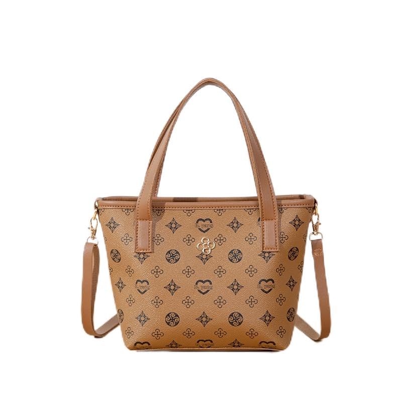 Bolsas de ombro para mulheres, linda bolsa Hobo Tote Mini Clutch, Marrom, Small