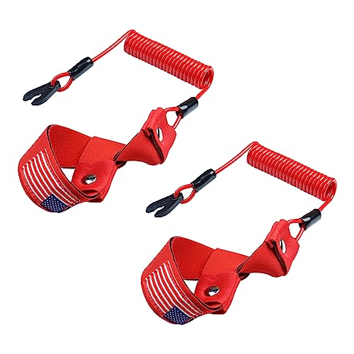 2PCS Kill Switch Lanyard with Wrist Strap for Boat Jet Ski Yamaha