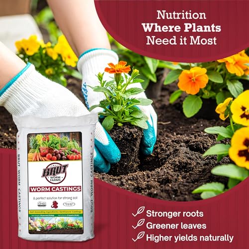 Brut Worm Farms Fertilizante Orgánico Vermicompost 2-Pack miniatura 5