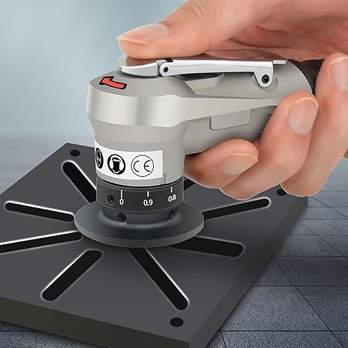 Miniatura 9 de Mini máquina de biselado neumática Juego de recorte portátil biselado desbarbado herramienta de enrutador de rebabas de arco recorte con 2 piezas