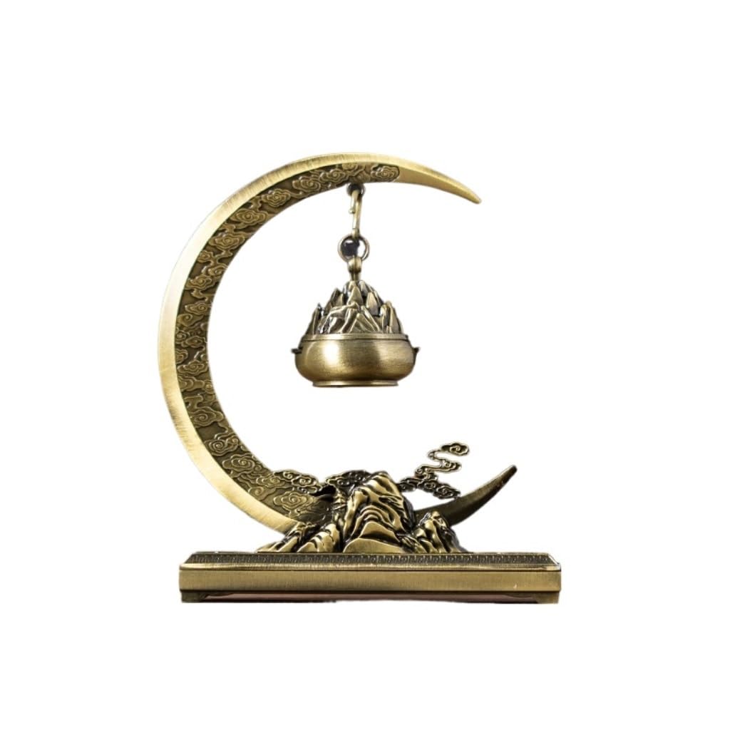 Basxdrfxz A Incense Holder Base Lloy Small Incense Burner Chinese Style Coil Ceiling Furnace Office Desktop Romatherapy