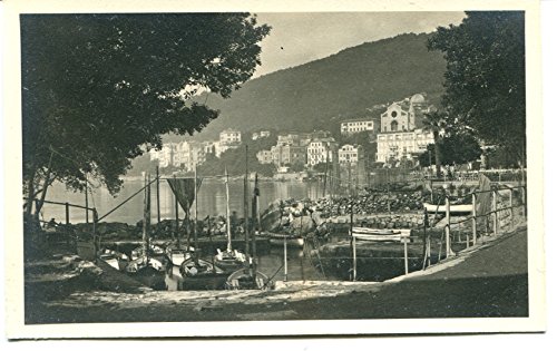 Primi '900 Cartolina paesaggio barche a vela FP B/N Cartolina Postale