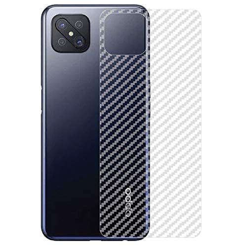 Image of Compatible with Oppo Reno 4Z Back Screen Protective Film Carbon Fiber Skin Transparent Screen Guard Sticker