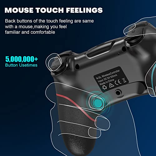 Diswoe Controller For Switch, Wireless Pro Controller For Switch/Switch Lite/Switch Oled, Remote Gamepad With Joystick, Adjustable Turbo Vibration With Programmable Function - Black #TOP6