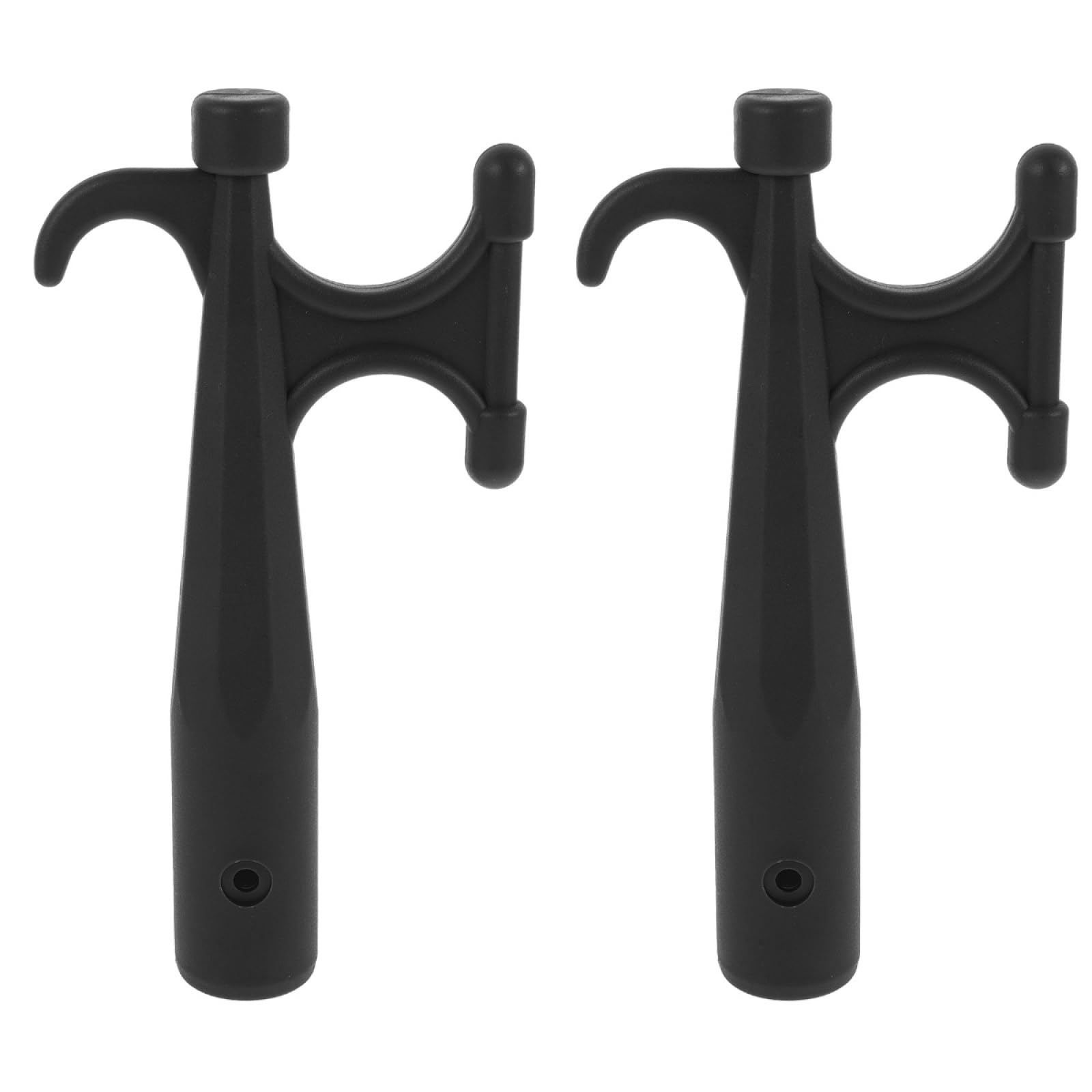 UPKOCH Spitzhacke Dock-Hardware Bootszubehör Hakenkopf für Rettungsboote teleskopisch Bootshaken Boot Haken Mehrzweck Kajakhaken Schwimmhaken für Verlängerungsstange Nylon Black