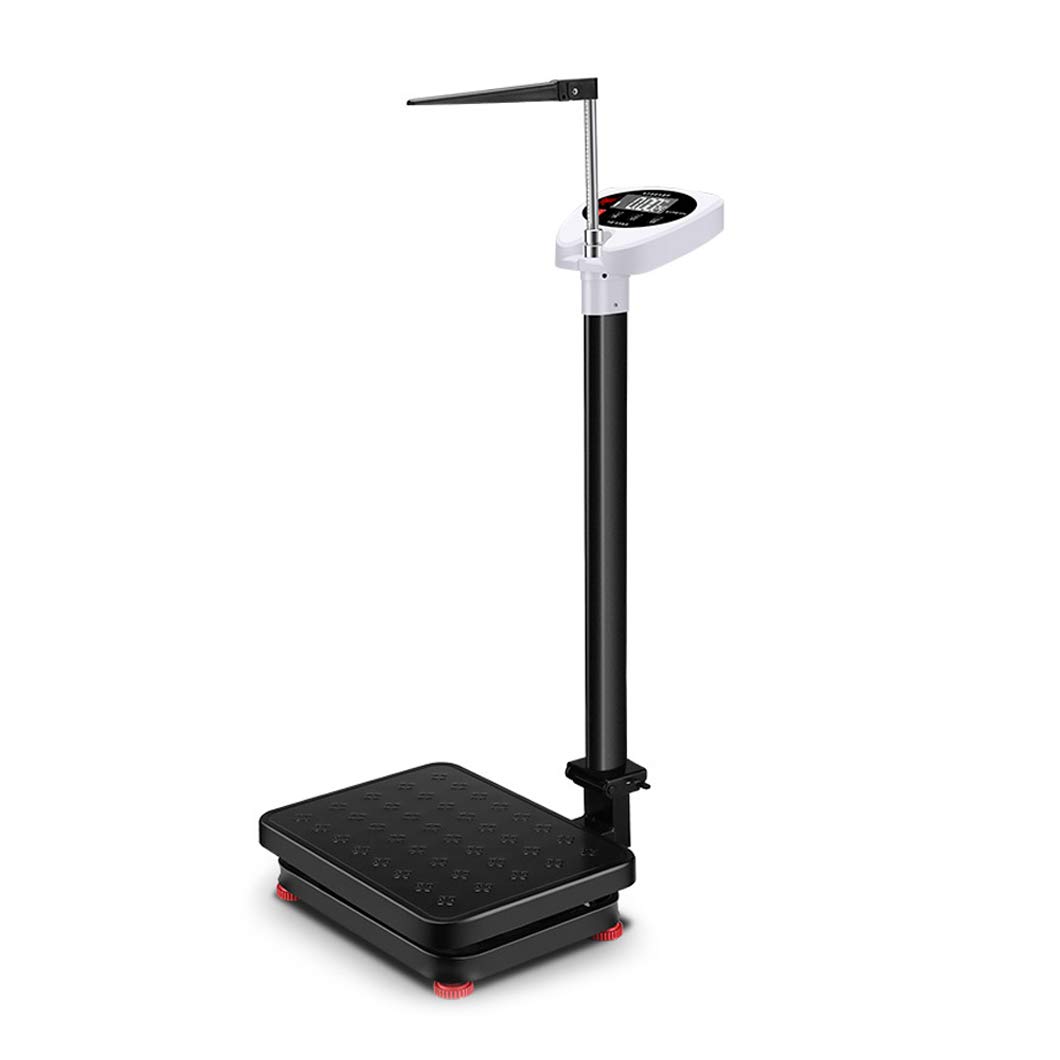 Digital Physician Scale Mechanical Bathroom Scales Level Balance Height Rod Foldable Health Meter Floor Scale Dial Precision Weighing