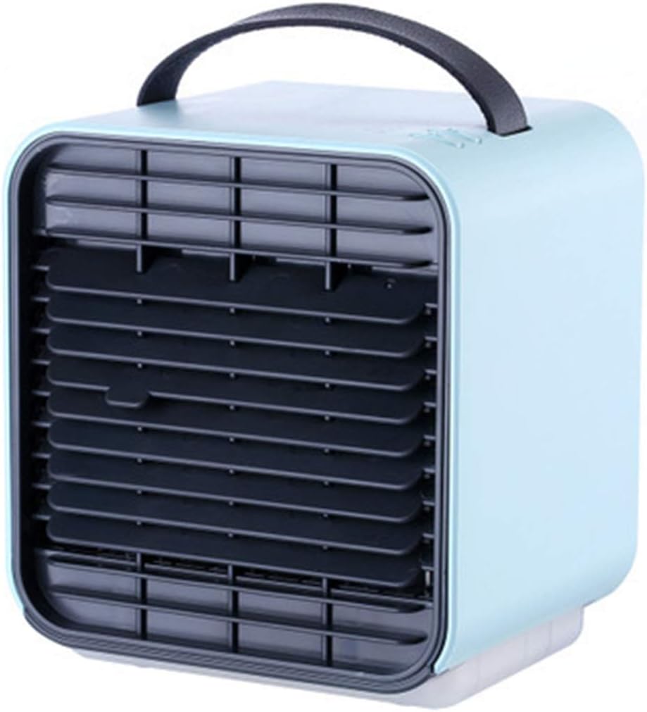 Gmjay Refrigerador de Aire por Ventilador de Enfriamiento de Escritorio de La Carga por USB del Humectador del Aire Acondicionado para El Hogar/La Oficina/Al Aire Libre