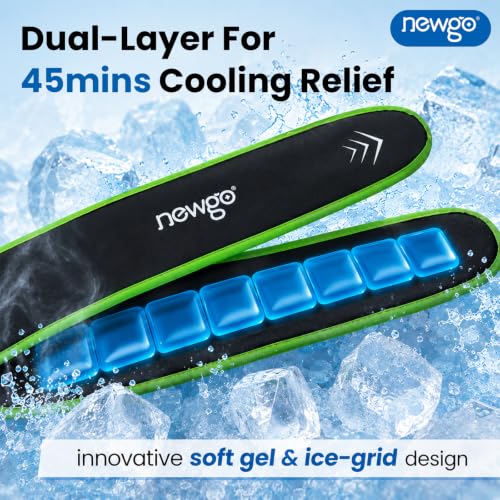 Image of NEWGO Neck Ice Wrap - 45-Min Cooling Relief for Pain & Hot Flashes