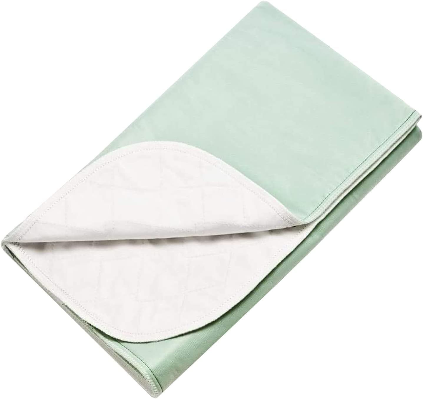 Platinum Care Pads Reusable Bed Underpad - Machine Washable & Dryable, Waterproof, Extra-Absorbent, Personal Care & Hospital Rated Under Pad (Green, 34x35)