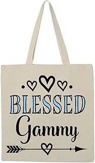 inktastic Blessed Gammy Grandmother Tote Bag Natural 2fcae