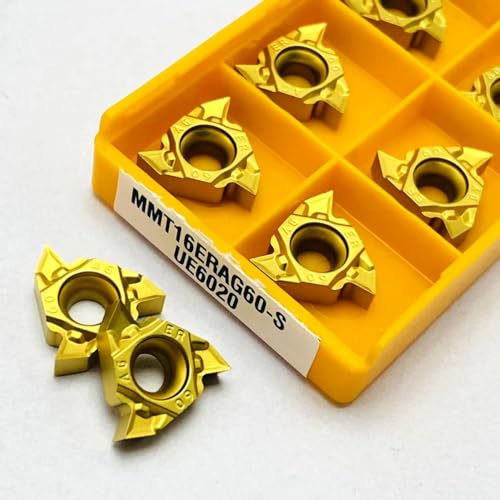 10 Piezas Herramientas de Rosca MMT 16ER AG60-S VP15TF Carburo miniatura 3