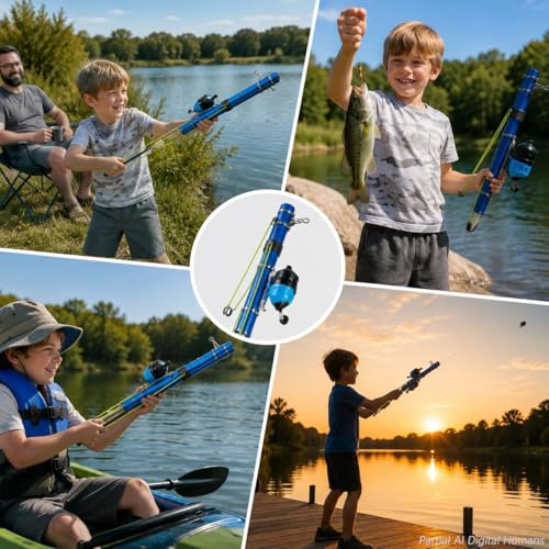 Caña de Pescar KITHWILD ETTS Combo con Carrete Spincast y Kit Completo miniatura 5