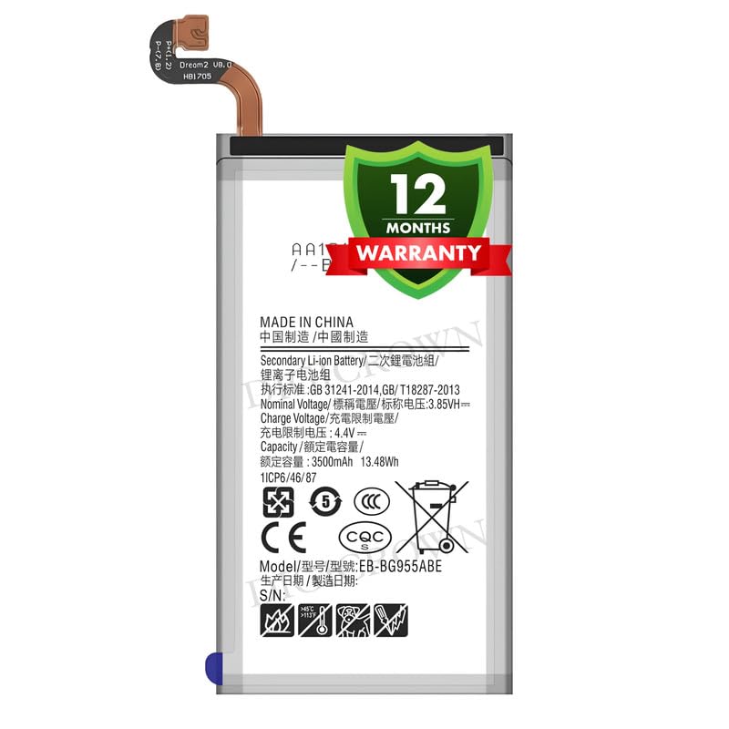 Image of Original EB-BG955ABE Battery Comaptible for Samsung Galaxy S8+ | S8 Plus - (3500mAh) - 1 Year Warranty DF7