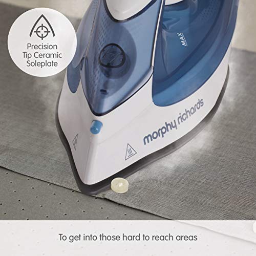 Morphy-Richards-300401-Light-Glide-100-Steam-Iron-BlueWhite-2400-W