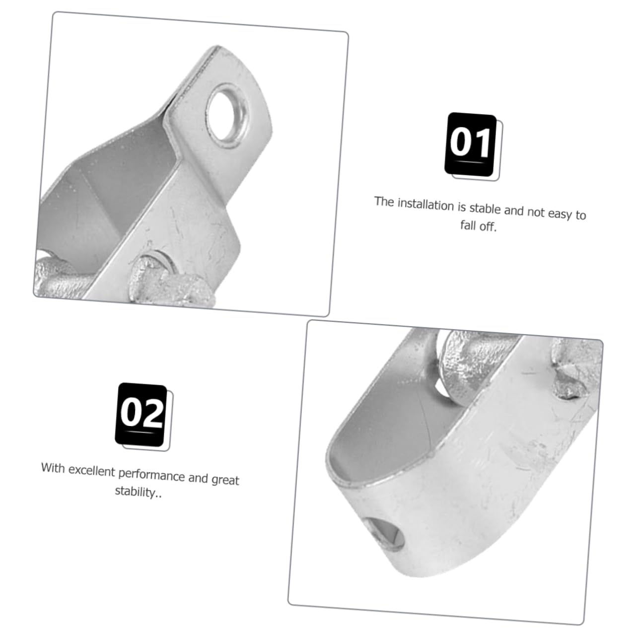 Yardwe 10pezzi Tendifilo Zincato e Resistente Per Recinzioni e Facile Installazione e