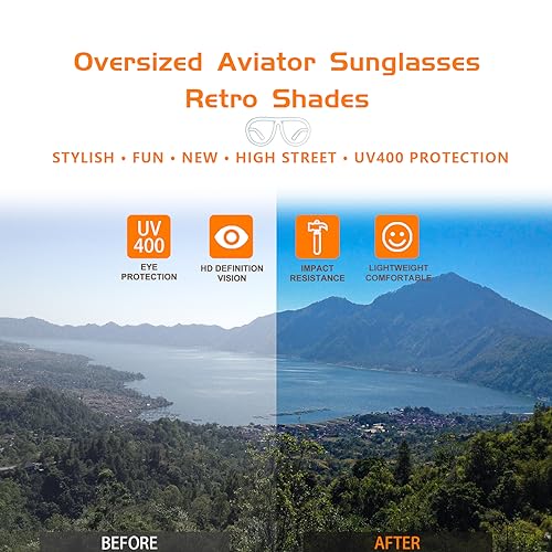 Retro Sunglasses for Women Men Trendy Classic Shades Tangle Free 70s Vintage Sun Glasses4