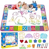 Water Doodle Mat - Kids Painting Writing Doodle Toy Board - Color Doodle Drawing...