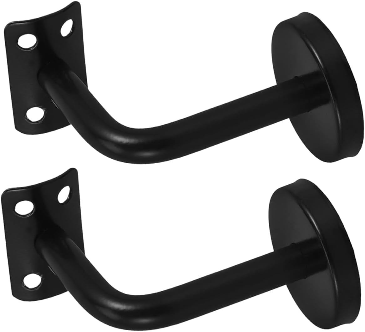 ORFOFE 2pcs Stainless Steel Wall Bracket for Handrail Stair Railing Brackets Heavy Duty Staircase Support Decorative for Home Office
