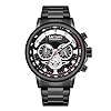 MEGIR Men’s Chronograph Watch – Luxury Fashion Stainless Steel Wrist Watch with Luminous Hands
