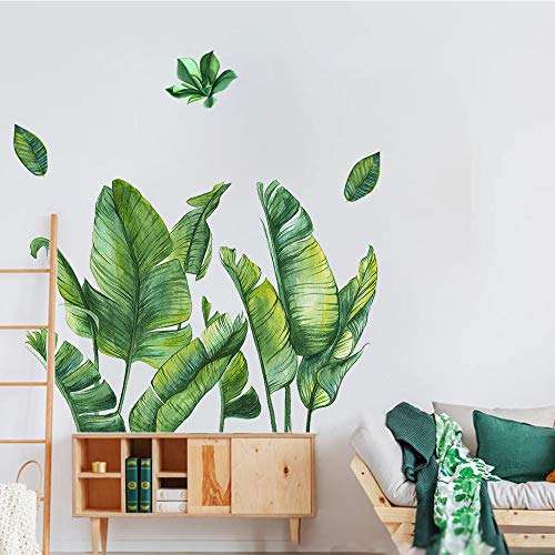 Vinilos Decorativos Hojas Tropicales Verdes 29.5x43.3 in miniatura 5