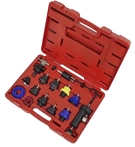 Système de refroidissement kit de test Sealey VS0014 à 13 pièces haute précision