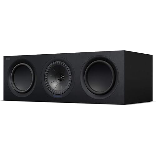 KEF Q650c Center Channel Speaker (Each, Black)