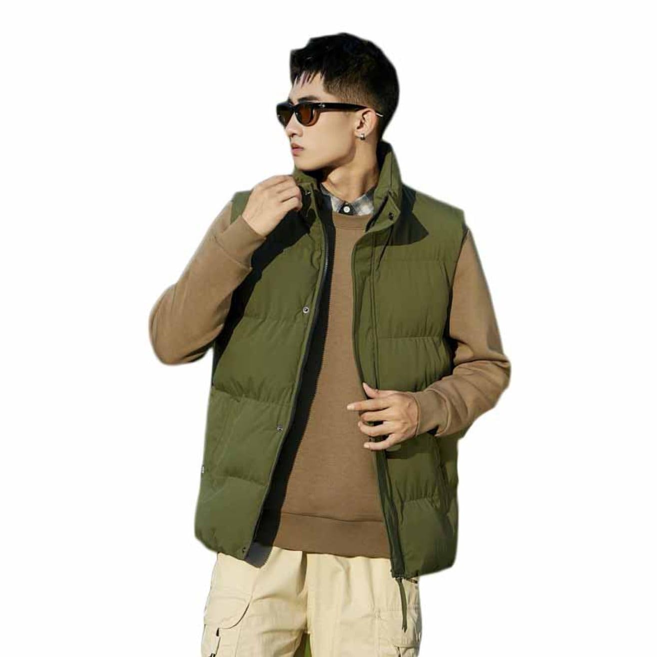 THE NORTH FACE キルティングダウンベスト Lサイズ オリーブ THE NORTH FACE キルティングダウンベスト Lサイズ オリーブ