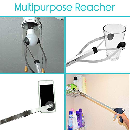 Image of GNEY Foldable Pick Up Reaching Tool Grabber Picker Claw Gripper Kitchen Litter Reaching Picker Helping Hand Tools