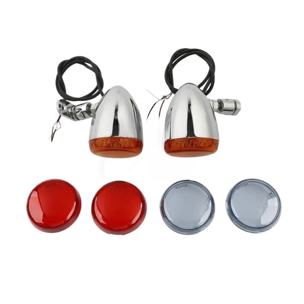 Clignotant de moto avec support pour Dyna Super Glide et Fat Bob FXD - 8