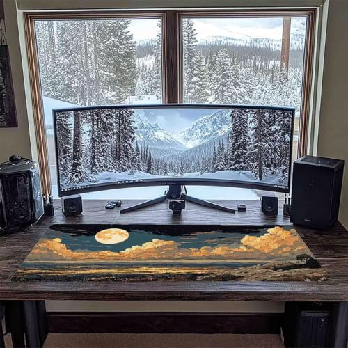 Tapis de souris XXL antidérapant de 120cm pour ordinateur portable