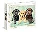Clementoni-I Tre Labrador Puzzle, 1000 Pezzi, Multicolore, 39279