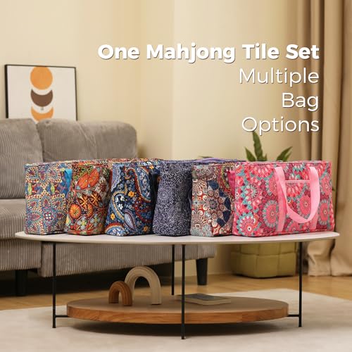 Set Completo de Mahjong Americano con Bolsa Porta Fichas miniatura 7