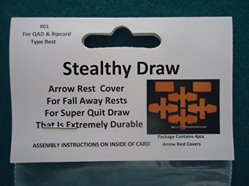 Stealthy Draw Arrow Rest Cover For Qad And Ripcord. Four Rest Covers Included. Made In The Usa!!! #TOP4
