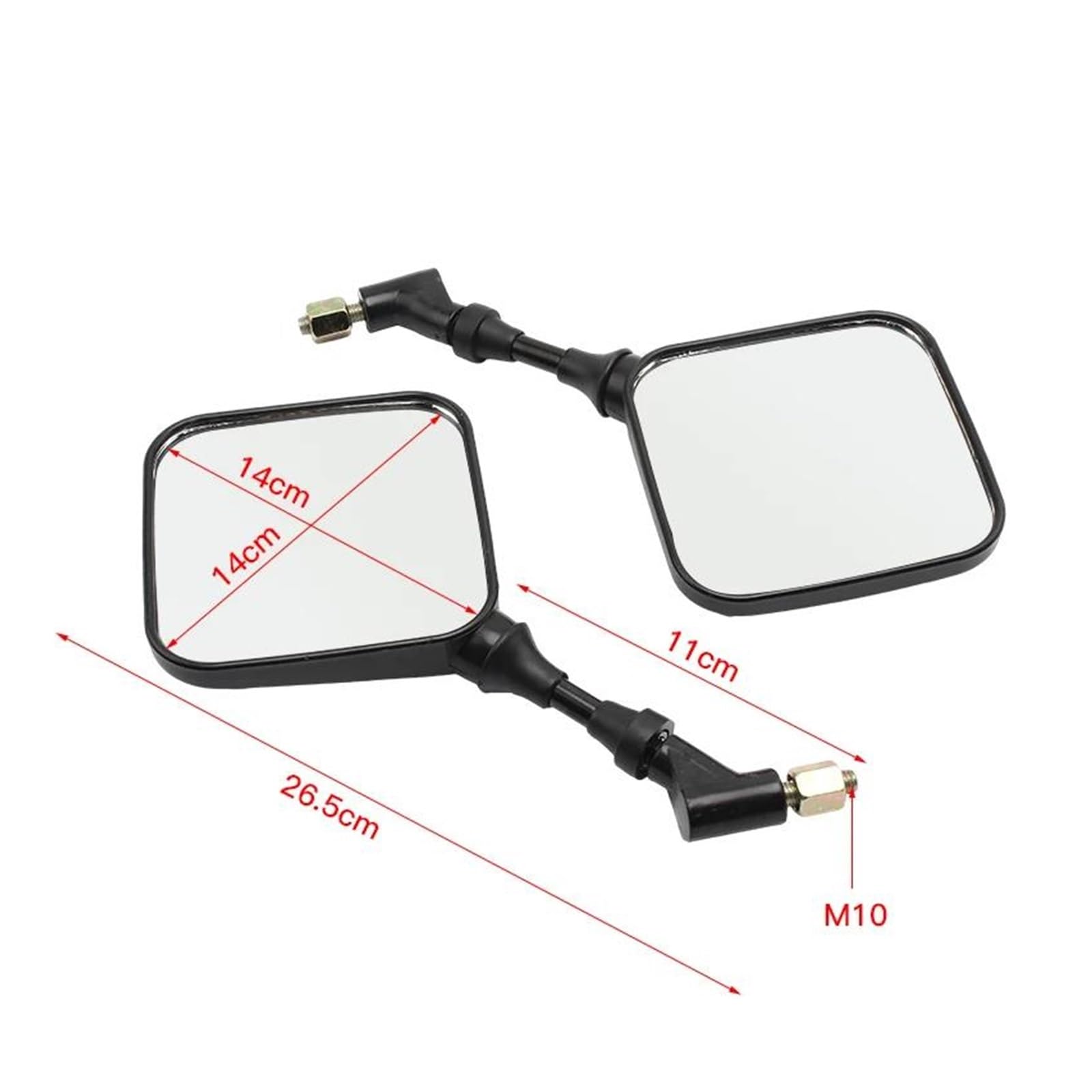 Rétroviseur latéral Moto pour SU&ZUKI DR 650 350 200 250 DRZ400 Accessoires Moto Rétroviseur Moto Guidon Rétroviseur Latéral