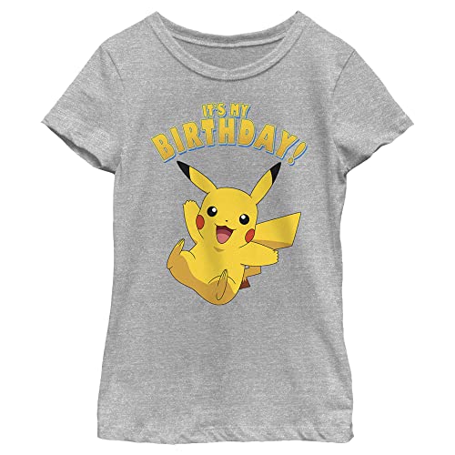 Fifth Sun Pokemon Pikka Birthday Party Girls Short Sleeve Tee Shirt