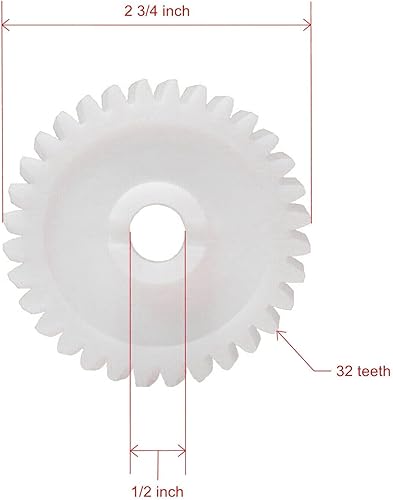 Miniatura 2 de Drive Gear compatible con Sears Crafsman Liftmaster Chamberlain - Abridores de puerta de garaje de 1984 en adelante, 41A2817 41C4220A 81B0045, 32