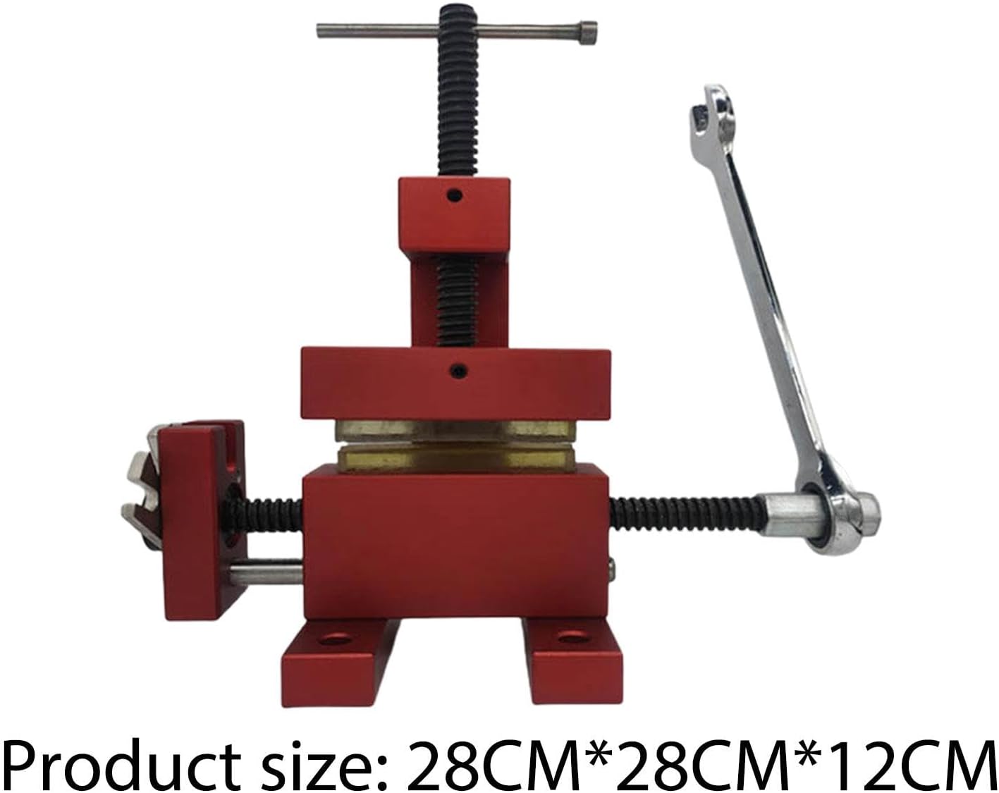 Golf Club Gripping Station Vise Tool Metal Tight Fit 28x28x12cm, Red