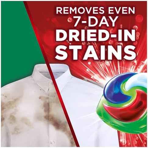 Ariel Platinum PODS®, Washing Liquid Laundry Detergent Capsules 120 Washes (60x2), +Extra Stain Removal, Remove Even 7-Day Dried-In Stains - View 7