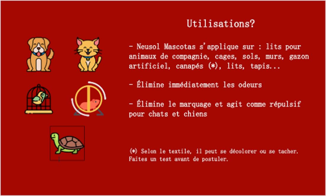 Mascotas 5L - Elimine instantanément Les odeurs d'animaux domestiques. Anti-Odeur pour Tous Types d'animaux (Chiens, Chats...) et Applications (canapés, litières, Lits) sans Parfum