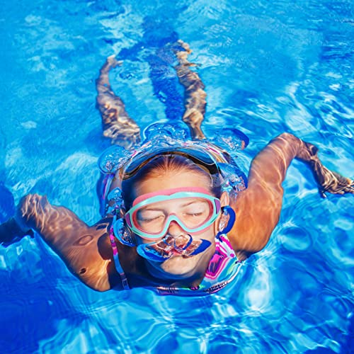 Firtink Kids Swimming Goggles Anti Fog Waterproof Swim Goggles With Adjustable Strap Wide View Swim Swimming Goggle for Kids Girls Pool Swiming Pratice (ERLVEM7565) - Image 4