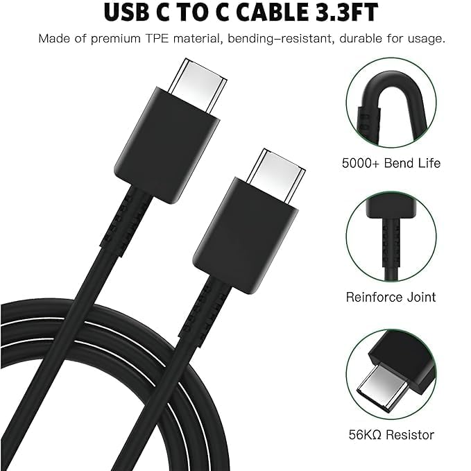 Image of 45W Charger for Samsung Galaxy Note 8, Samsung Galaxy Note 9, Samsung Galaxy S Light Luxury Original (N-S9)
