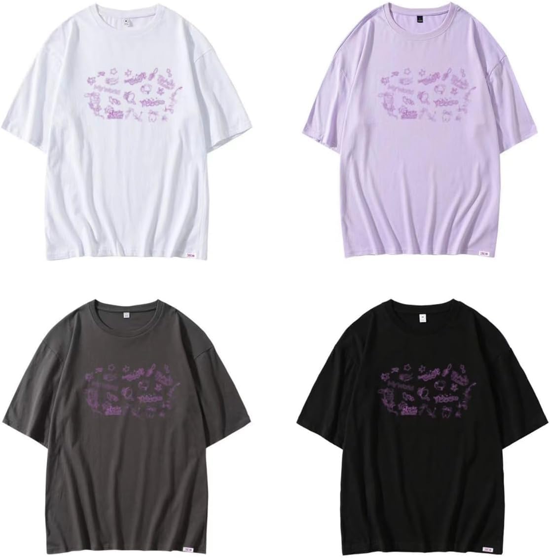 Amazon.co.jp: ILLIT Tシャツ 半袖 カジュアル アイリット グッズ モカ