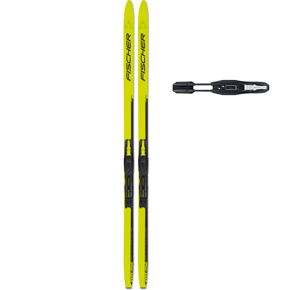 Fischer Kinder Sprint Crown+BDG Tour Step-in LFP Classicset 23/24, 160CM