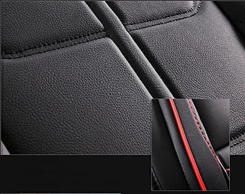 KAEW Fundas de Asientos para Hyundai Kona Hybrid/Electric/N SUV 2018-2020 2021 2022 2023 2024 2025, Cubiertas de Cuero de Asiento para Delanteros y Traseros, Impermeable Fundas Asientos Coche