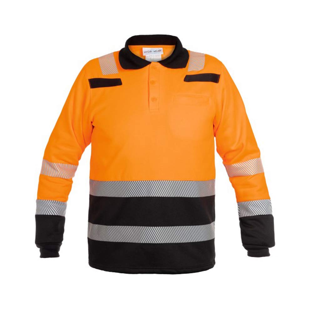 040470OB-3XL Polo Trendy High Visible Line Orange haute visibilité Taille 3XL