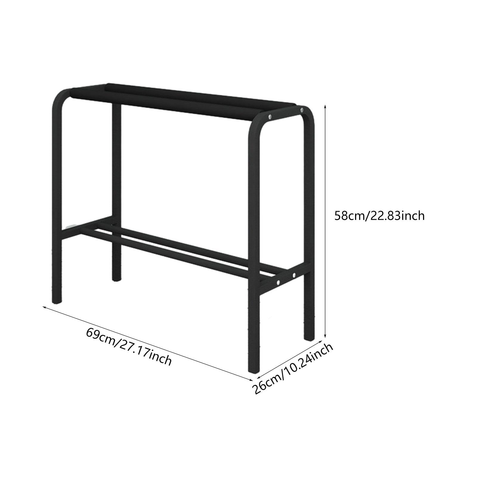 Racchetta da badminton Racchetta da tennis espositore stabile facile da installare organizer stand portaoggetti 69 x 26 x 58 cm - bianco
