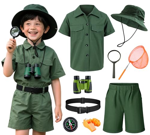 Disfraz Kids Explorer Aventurero Niños y Niñas Kit Safari miniatura 1